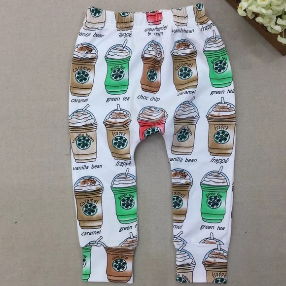 🆕FRAPPUCCINO INFANT KIDS BABY FOOTIE GIFT ONESIE SLEEPIES ROMPER PAJAMAS - Picture 7 of 7